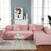 Thicken Plush Sofa Covers Elastic Corner 1/2/3/4/5 Seats Solid Color Couch Cover L-Type Sofa Cover All-Inclusive Protector Cover