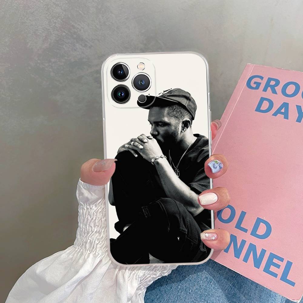 Singer Frank Blonde Oceans Hot For iPhone 17 16 15 14 13 12 11 Pro Max Plus mini Funda For Transparent Cover