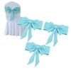 10pcs Chair Sashes for Wedding Elastic Chair Bows Sashes   Decorative for Party Ceremony Reception Banquet Decorations