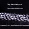 Jiuya 7A Grade Natural White Crystal Round Beads for Jewelry Making