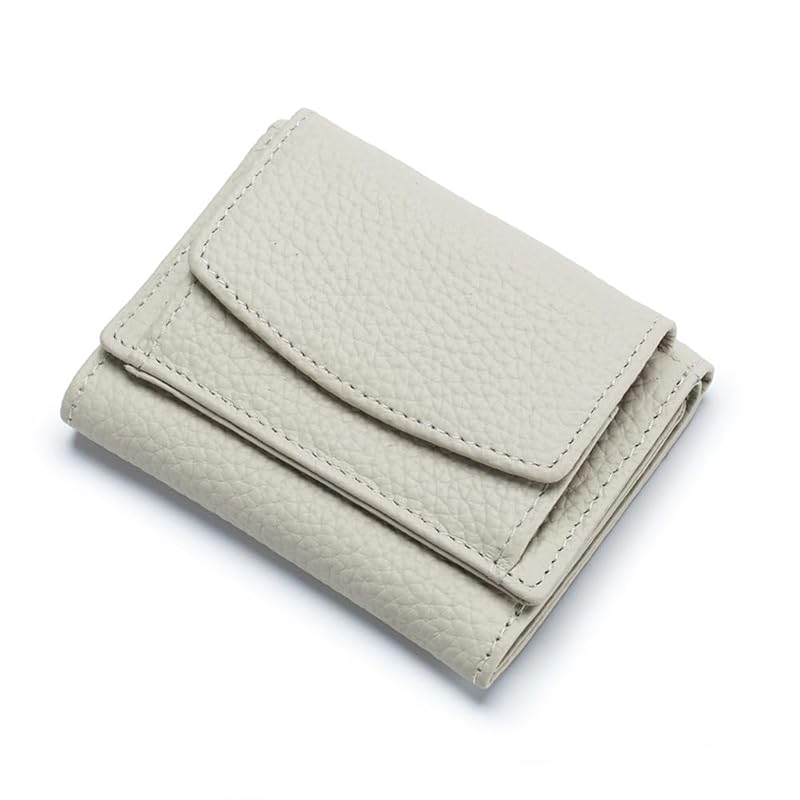 

[LedLis] wallet mini wallet ladies tri-fold genuine leather cowhide compact Smaller small coin purse BOX type slim card storage small wallet men s