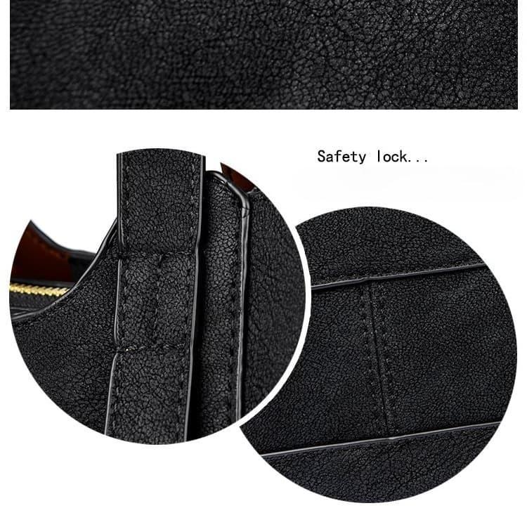 Retro large capacity portable messenger women's bag