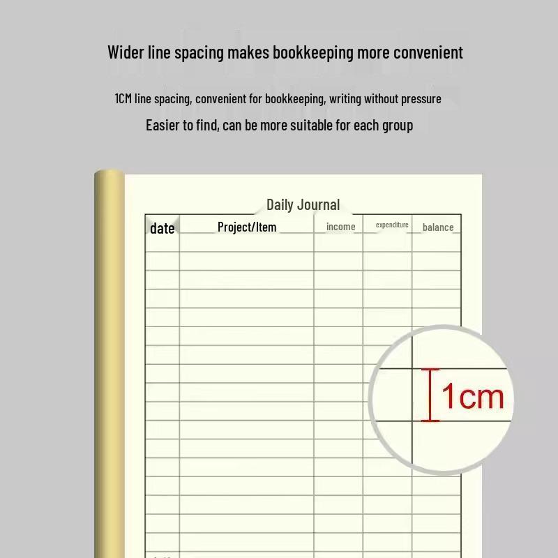 Daily Account & Income Record: Monthly Planner & Ledger
