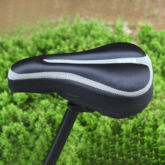 Pokrowiec na siodełko rowerowe Odporny na zużycie, antypoślizgowy Regulowana taśma mocująca Bezpieczny Uniwersalny Łatwy w montażu Pokrowiec na siodełko rowerowe