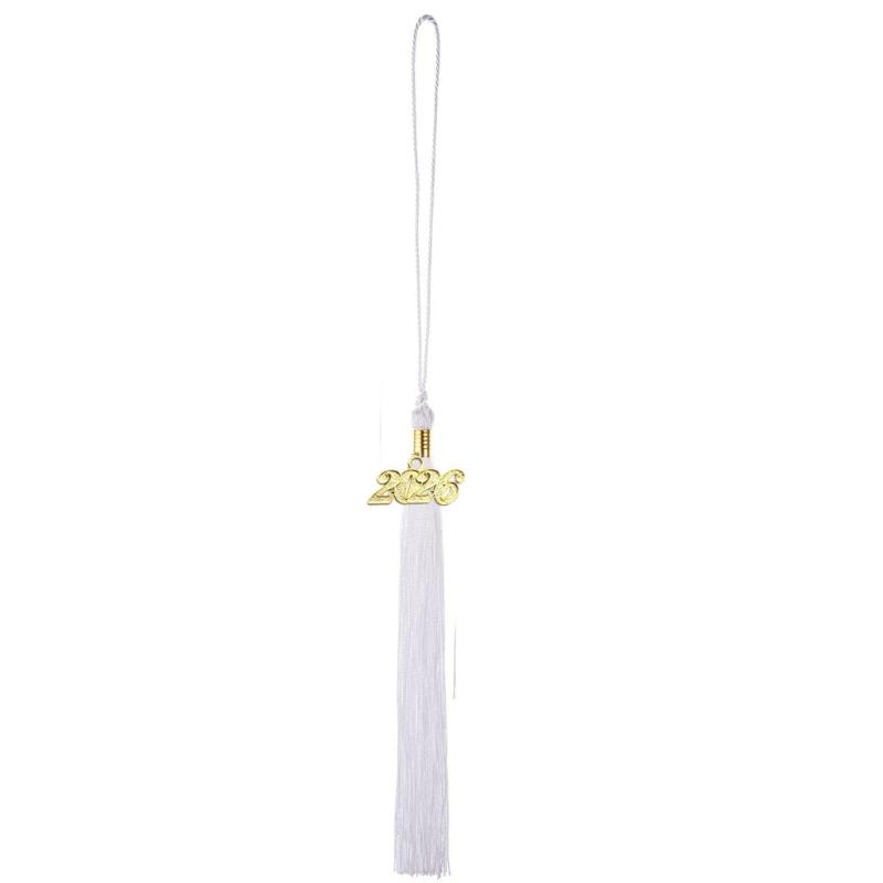 Doctoral Tassels Premium Polyester Fabric Smooth Texture Prom Attires For Graduate University Ceremonies