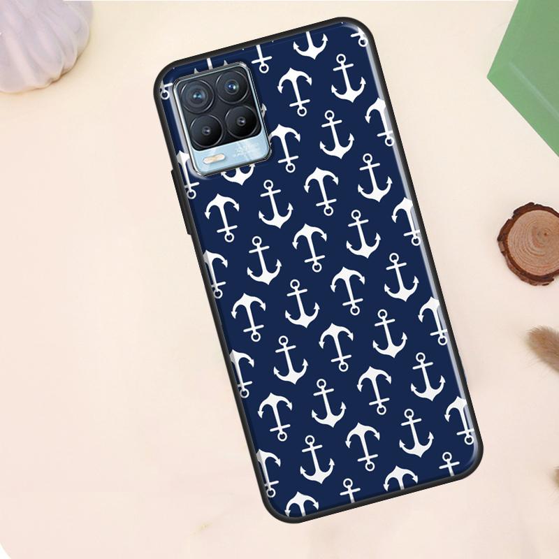 Anchor Boat Case For Realme C63 C61 C65 C67 C75 C55 C51 C53 C35 C71 11 12 13 14 15 Pro Plus GT6 GT7 Pro Realme C31
