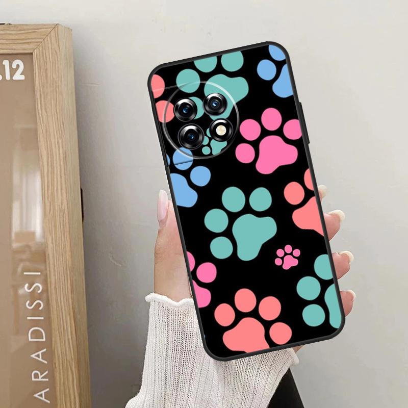 Cat Dog Paws Case For OnePlus Nord 5 CE 2 3 4 Lite N20 N30 OnePlus 15 R 13R 12R 10R 13T 10T 11 12 13 Cover