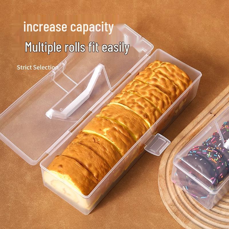 Reusable Swiss Roll Cake Box for Baking and Takeaway - Cotton Quilt & Towel Design