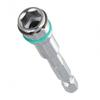 8mm and 10mm Hex Socket Sleeve Adapter with 1/4in Shank for Ratchet Wrench