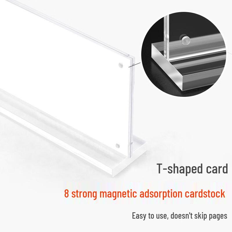 BAIGE Acrylic Desktop Sign Holder