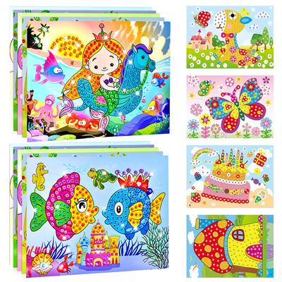 5~20pcs Decorative Painting DIY Diamond Stickers Household Handmade Crystal Paste Painting Mosaic Handicrafts Random Color TMZ