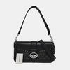 [Pre-Owned] Georgie 26 Classic Monogram Studded Carriage Logo Coated Canvas Underarm Bag Wine God Bag Crossbody Shoulder Bag Medi - Excellent #1KN9Z8S