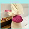 Summer Woven Shell Crossbody Bag With Chain Strap For Daily Fashion