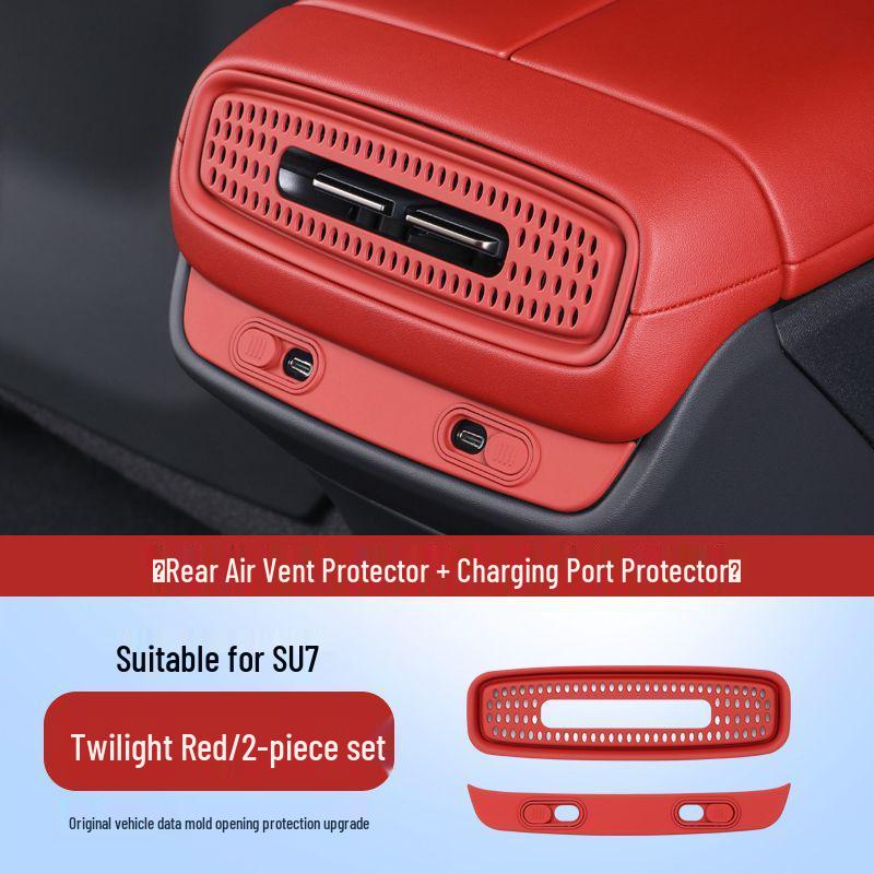 Premium Interior Trim for SU7 Central Control Charger & Rear Air Vent Cover