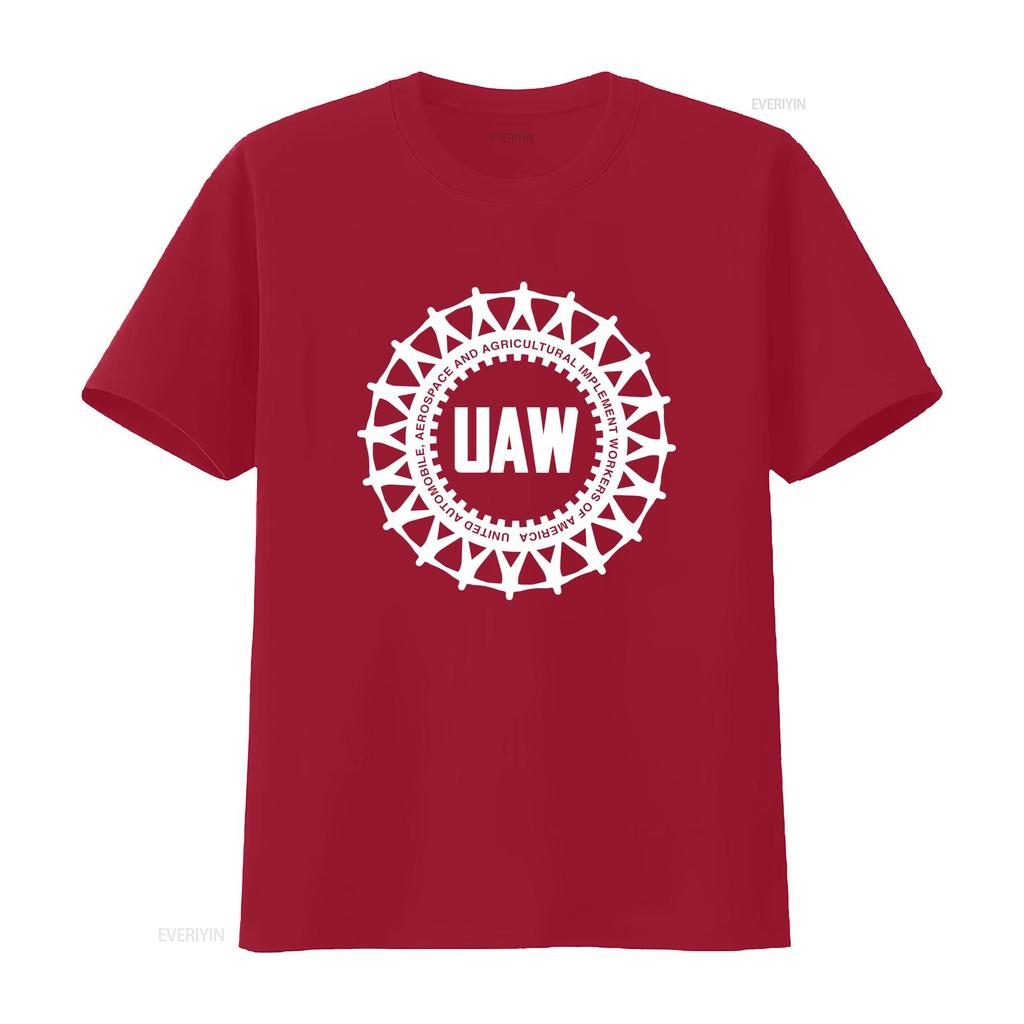 T Shirt UAW International Store Vintage Washed Slightly Fashion Versatile Soft Casual Stretched Top For Everyday Wear