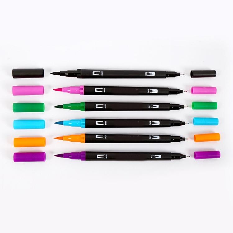 36/48/60/72/100 Colors Watercolour Marker Brush Pen Set Hand Lettering Pen Watercolor Pen Felt Tip Pen
