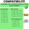 Lame de rechange pour robot tondeuse Bosch Indego 400 800 1000 1100 1200 Connect XS S M [Lot de 30 lames + 30 vis] Phonillico®