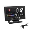 Sveglia con stazione meteorologica interna con retroilluminazione a LED Sveglia con stazione meteorologica con retroilluminazione LCD digitale multifunzione per interni con retroilluminazione