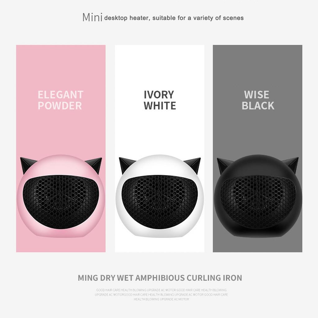 Portable Space Heater Fan Home Electric Heater Creative -scalding Heater Fast Heating For Dormitory Desktop Foot Warmer Gift