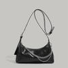2024 New Autumn/Winter Chain Fashion Versatile High-End Underarm Bag Zipper Single-Shoulder Pleated Crossbody Bag for Commuting