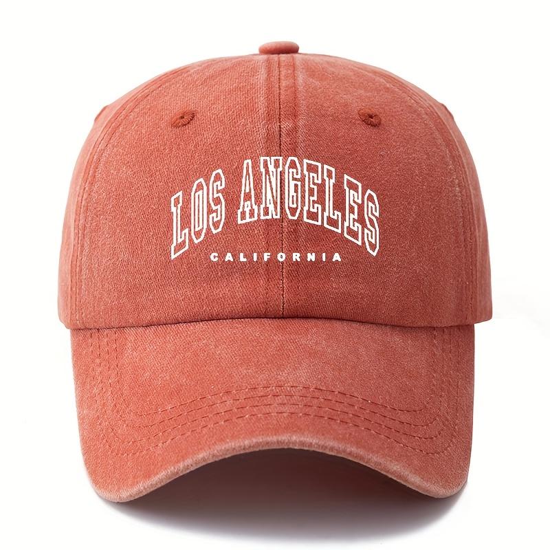 Men's retro baseball cap Los Angeles lightweight outdoor duckbill cap, suitable for camping party occasions, truck drivers