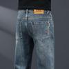 Jie Leinong Men's Vintage Loose Straight Workwear Jeans