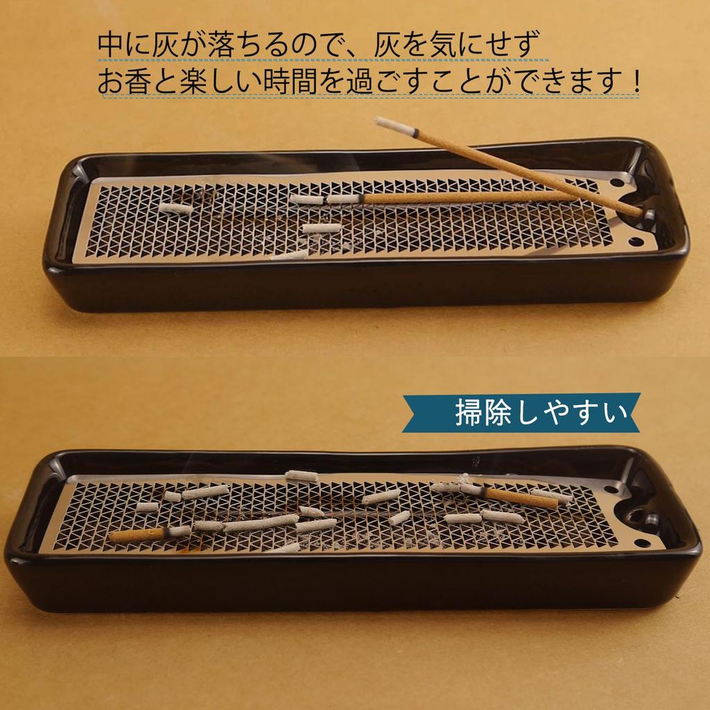 Stylish Ceramic Incense Burner with Lid, Simple Design, Fits Aroma, Cone, and Stick Incense, Easy To Clean, Asian Style, Relaxation, Soothing, Yoga,