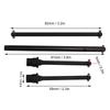 RC Middle Rr Drive Shaft Metal Steel Drive Shaft for     JR 1/18 RC Car Upgrade Part
