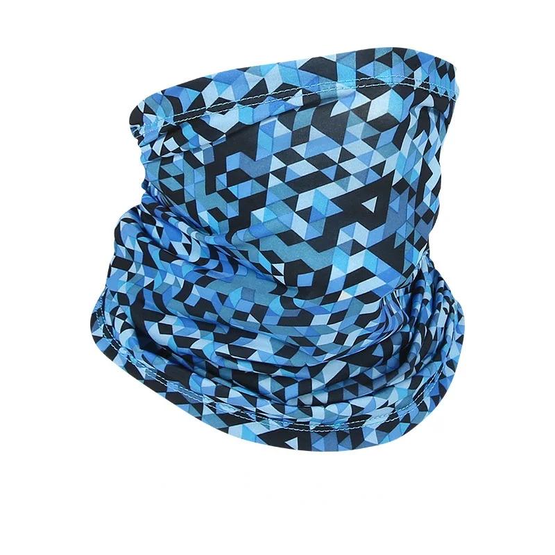 Ice Silk Face Cover mask Neck Tube Quick-drying Outdoor Fishing Cycling Magic Motorcycle Breathable Bandana UV Protection Scarf