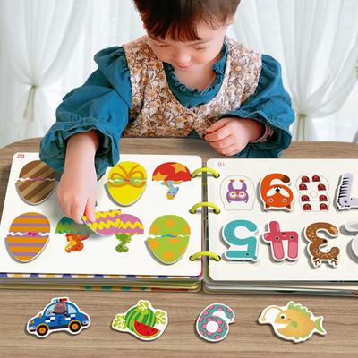Busy Book Montessori Baby Quiet Book Early Learning Education Development Toy Children Toy Paste Matching Game Baby Toys 2 Years