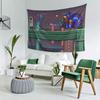 Megaman Videospiel Mega Man Wandteppich Dekor Kunst Ästhetische Wandteppiche für Wohnzimmer Schlafzimmer Haus Wandtuch Wandbehang