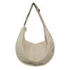 Y2k Crossbody Bags Men Solid Color Large Capacity Hobos Unisex Harajuku Japanese Style Nylon Waterproof Travel Shoulder Handbags