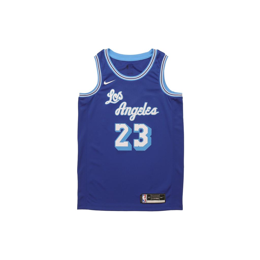 Nike NBA Lakers 2020 Lebron James Classic Swingman Jersey Rush Blue Men Streetwear CN1027-404