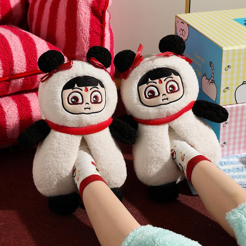 Cartoon Cotton Slippers Winter New Cute Kapibara Home Indoor Household Plush Cotton Shoes Winter