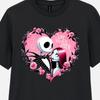 Love You To Death T-Shirt Jack Skellington & Sally Graphic Tee Dark Gothic Gift