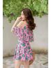 2025 Women's Fresh Print Slim Bikini Swimsuit for Outdoor Hot Springs