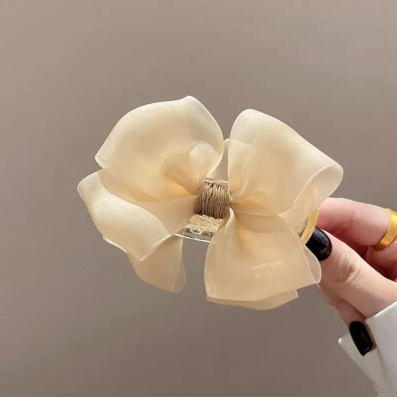 Элегантная заколка-бантик в стиле «лес»