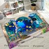 27 Style 3D Illusion Sea Underwater World Dolphin Rug for Bedroom Living Room Sofa Home Doormat Decor, Kids Non-slip Floor Mat