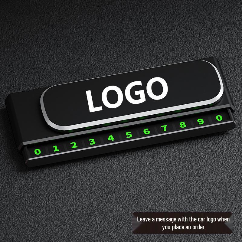 Magnetic Temporary Car Parking Sign with Luminous Hidden Contact Plate