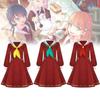 Bloom Garden Party Winter School Uniform Cosplay Outfit For Girls With Sailor Style Design For Role Play