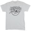 Aquaman Mens Swimming Superhero Retro Comic Graphic White Shirt New S-2XL