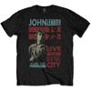 John Lennon Men's Live In NYC T-Shirt, Black (Black Black), XX (Size:XX-Large)