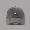 Cotton Baseball Cap With Embroidered Letters For Casual Outdoor Summer Wear