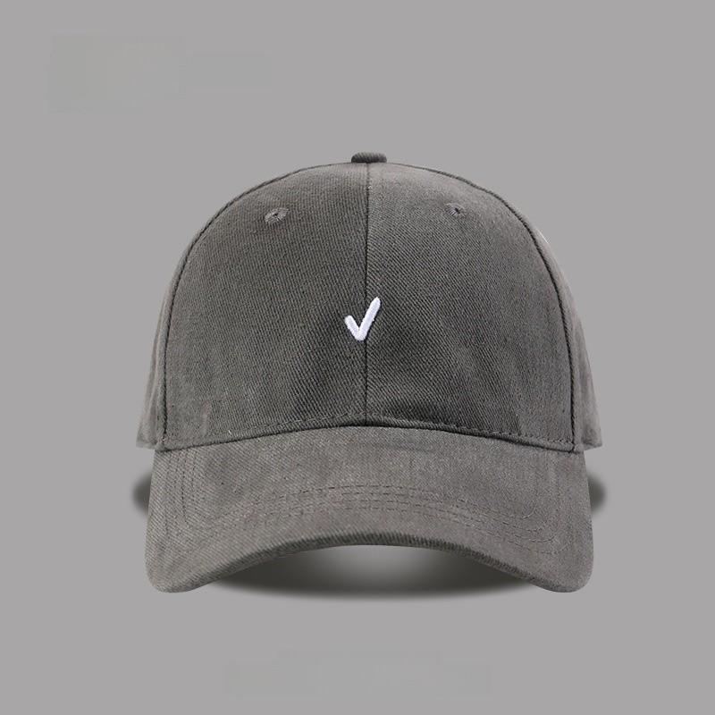 Cotton Baseball Cap With Embroidered Letters For Casual Outdoor Summer Wear