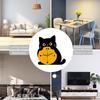 Modern Cat Wall Clock Ornament Desk Clock Non Ticking Cute Classroom Creative Modern Decor Analog Clock Acrylic Table Clock