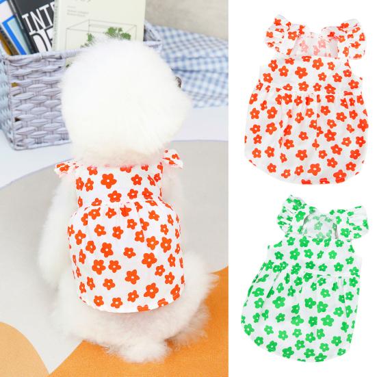 Buy Summer Plus Size Dog Dress Breathable Outfits Sexy Elegent Cuteed