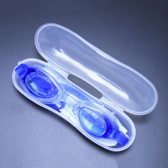 Swimming Goggles Water-Resistant Adjustable Impact-Resistant UV Protection with Elastic Strap Swimming Eyewear Glasses with High Clarity Lens for Kids