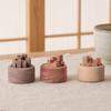 Yangyizhi Holz-Ätherisch-Öl-Diffusor, Buchenholz Aromatherapie Kleiner Runder Diffusor für Zuhause Büros Autos Yogaräume