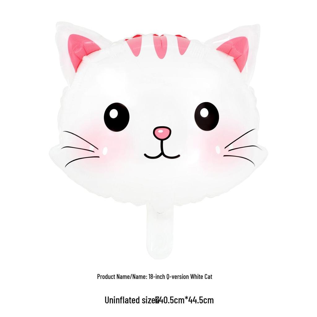 18" New Q Version Kids' Cartoon Animal Foil Balloon for Birthday Decorations