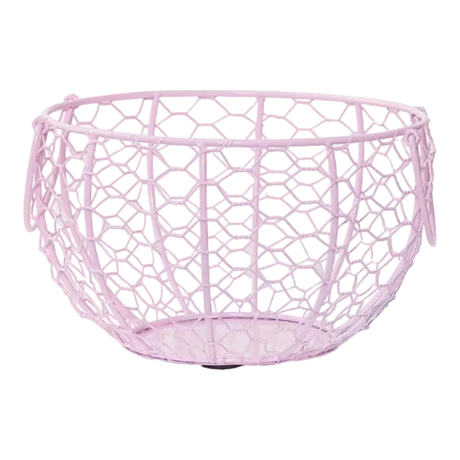 Metal Wire Egg Basket for Collecting Fresh Eggs Sturdy Versatile Egg Holder for Dining Table Kitchen Countertop Farmhouse 2549₽